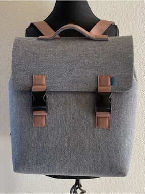 M.R.K.T. Mad Rabbit Kicking Tiger felted backpack with computer sleeve